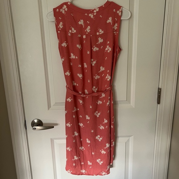 Pink Floral Gap Button Down Dress - Picture 3 of 5